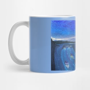 Deep Blue Night Drive Mug